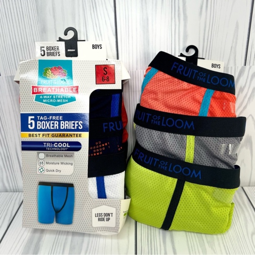 Fruit of The Loom 8 Boxers Breathable Boxer Micro/mesh